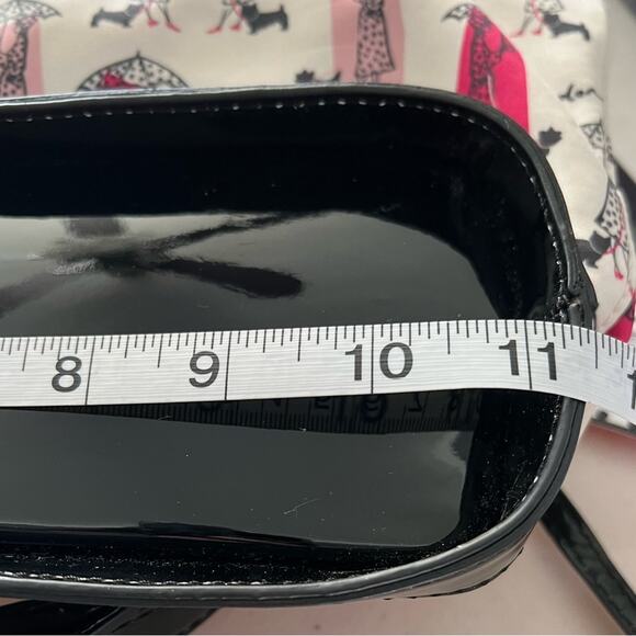 Lulu Guinness London Scotty Dog Tote Purse Handbag With Matching Coin Pouch - Picture 12 of 14